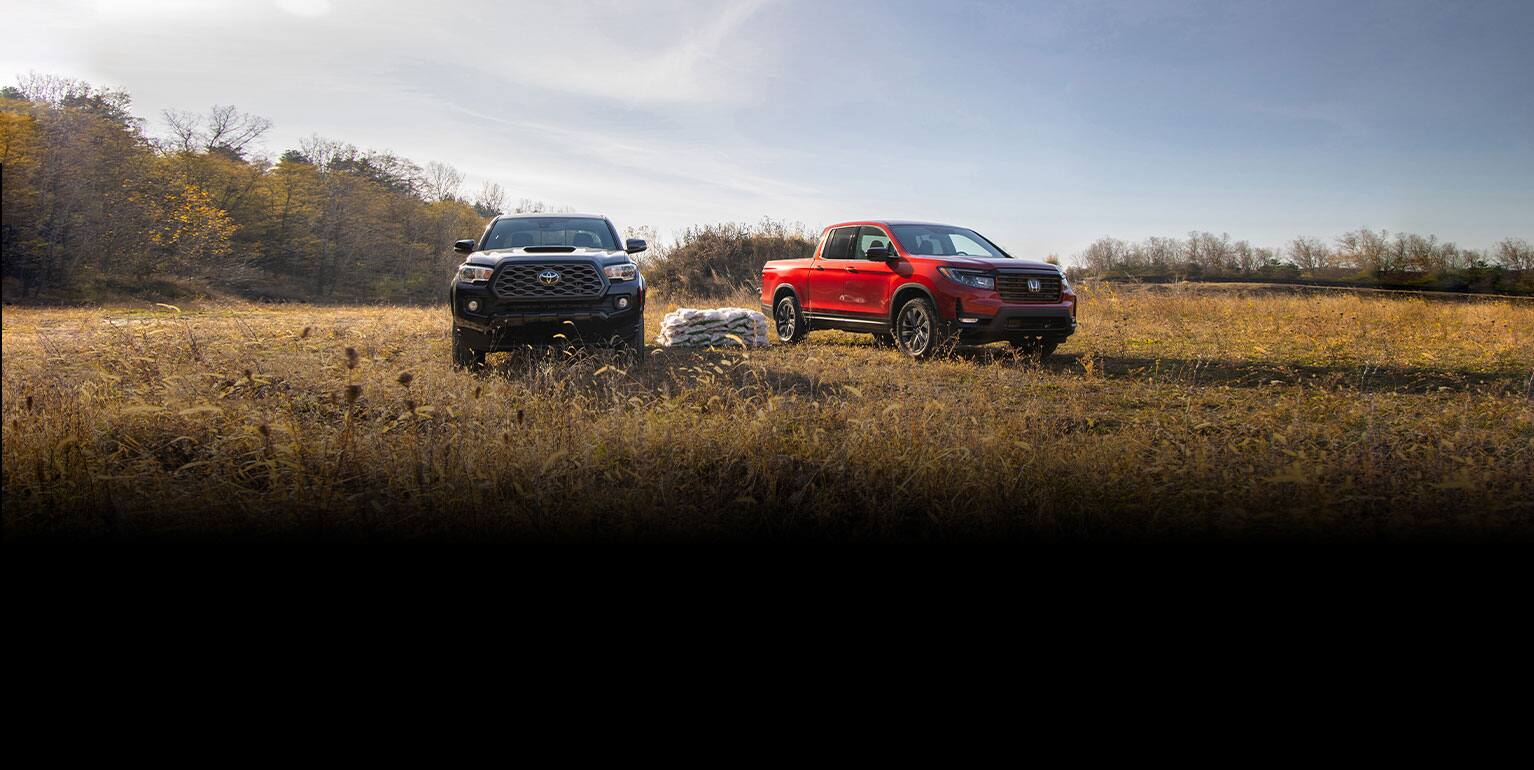 2021 Honda Ridgeline vs. 2021 Toyota Tacoma Comparison | Honda